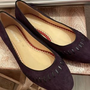 Johnston & Murphy Purple Suede Shoes